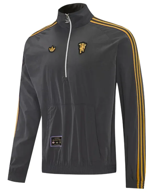26-27 RMA Dark gray Half Pull Windbreaker (半拉风衣)
