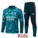 26-27 RMA Dark green Kids Half Pull Tracksuit #E26063(童装)(半拉链)
