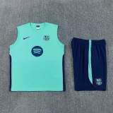 26-27 BAR Lake blue Tank top and shorts suit