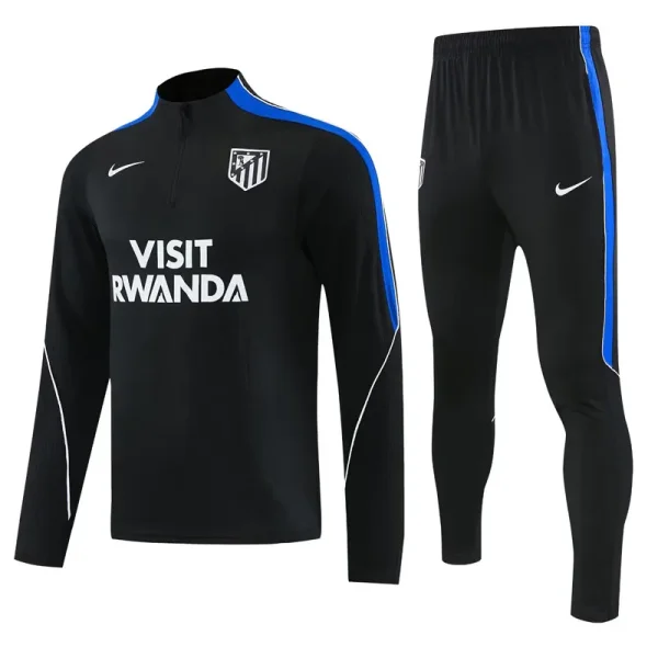 26-27 ATM Black Half Pull Tracksuit (半拉链)