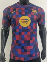 26-27 BAR Red Blue Player Version Training shirts