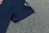26-27 BAR Royal blue Short shirts and Long trousers Suit (圆领)