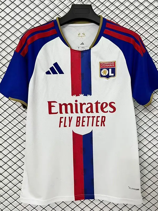 26-27 Lyon Home Fans Soccer Jersey