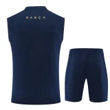 26-27 BAR Royal blue Tank top and shorts suit