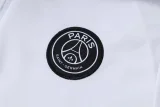 26-27 PSG White Kids Half Pull Tracksuit #E26039(童装)(半拉链)
