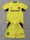 26-27 Marseille Yellow Goalkeeper Kids Soccer Jersey