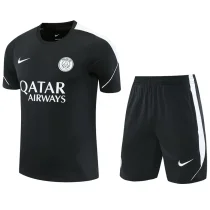 26-27 PSG Black Training Short Suit
