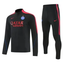 26-27 PSG Black Half Pull Tracksuit (半拉链)