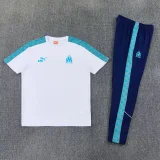 26-27 Marseille White Short shirts and Long trousers Suit (圆领)