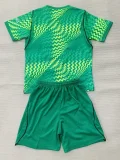 26-27 PSG Green Goalkeeper Kids Soccer Jersey