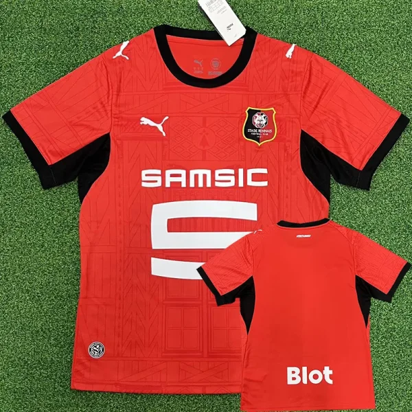 26-27 Stade Rennais Home Fans Soccer Jersey