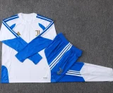 26-27 JUV White Half Pull Tracksuit #B26080(半拉链)