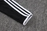 26-27 JUV Black Half Pull Tracksuit #B26064(半拉链)