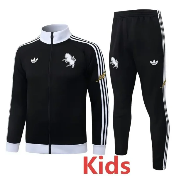 26-27 JUV Black Kids Jacket Tracksuit #E26067(童装)