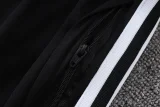 26-27 JUV Black Half Pull Tracksuit #B26064(半拉链)