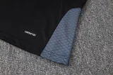 26-27 JUV Black Half Pull Tracksuit (半拉链)