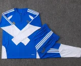 26-27 JUV Fancy blue Half Pull Tracksuit #B26072(半拉链)