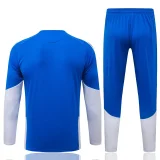26-27 JUV Fancy blue Half Pull Tracksuit #B26072(半拉链)