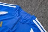 26-27 JUV Fancy blue Half Pull Tracksuit #B26072(半拉链)