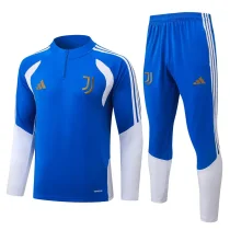 26-27 JUV Fancy blue Half Pull Tracksuit #B26072(半拉链)
