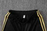 26-27 JUV Black Half Pull Tracksuit (半拉链)