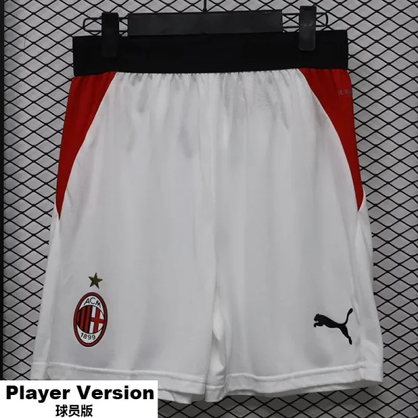 26-27 ACM Home White Player Version Shorts Pants(球员短裤)