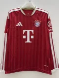 26-27 Bayern Home Long Sleeve Soccer Jersey (长袖)