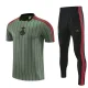 26-27 Bayern Army green Short shirts and Long trousers Suit (圆领)