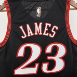 25-26 76ERS JAMES #23 Black Retro Top Quality Hot Pressing NBA Jersey (V领)