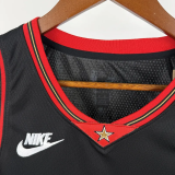 25-26 76ERS JAMES #23 Black Retro Top Quality Hot Pressing NBA Jersey (V领)