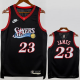 25-26 76ERS JAMES #23 Black Retro Top Quality Hot Pressing NBA Jersey (V领)