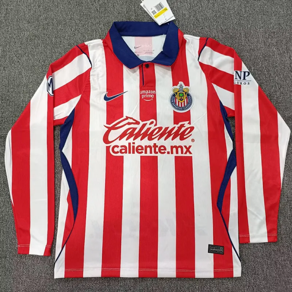 26-27 Chivas Guadalajara Home Long Sleeve Soccer Jersey (长袖)