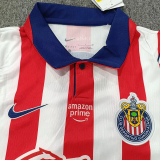 26-27 Chivas Guadalajara Home Long Sleeve Soccer Jersey (长袖)