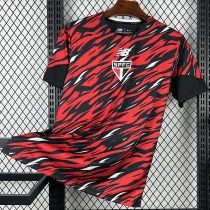 26-27 Sao Paulo Red Black Training shirts