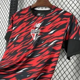 26-27 Sao Paulo Red Black Training shirts
