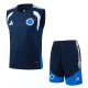 26-27 Cruzeiro Royal blue Tank top and shorts suit #D26012
