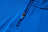 26-27 Cruzeiro Fancy blue Half Pull Tracksuit #B26011(半拉链)
