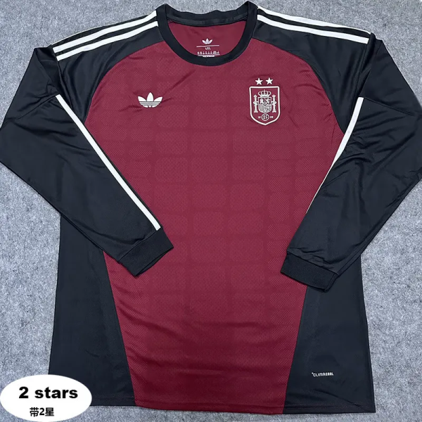 26-27 Spain Brown Goalkeeper Long Sleeve Soccer Jersey (长袖)(2星)