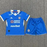 26-27 Cruz Azul Home Kids Soccer Jersey