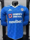 26-27 Cruz Azul Home Long Sleeve Player Version Soccer Jersey (长袖球员)