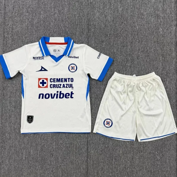 26-27 Cruz Azul Away Kids Soccer Jersey