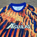 26-27 Club America Red Blue Training shirts