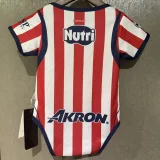 26-27 Chivas Guadalajara Home Baby Infant Crawl Suit