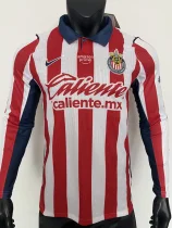 26-27 Chivas Guadalajara Home Long Sleeve Player Version Soccer Jersey (长袖球员)