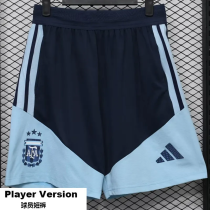 26-27 Argentina Royal blue Player Version Shorts Pants(球员短裤)