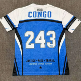 26-27 DR Congo White Blue 243 Special Edition Training shirts