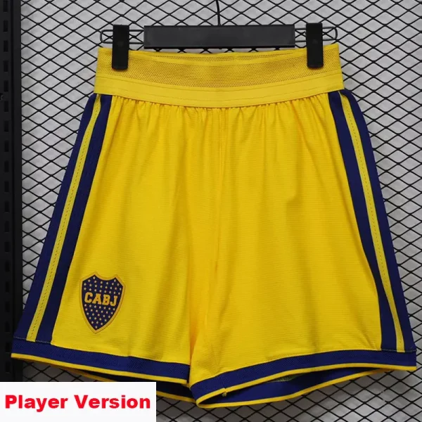26-27 Boca Juniors Yellow Player Version Shorts Pants(球员短裤)