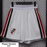26-27 River Plate White Player Version Shorts Pants(球员短裤)