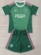 26-27 Ajax Green Goalkeeper Kids Soccer Jersey