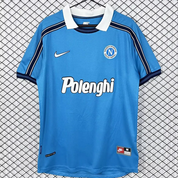 1998-1999 Napoli Home Retro Soccer Jersey